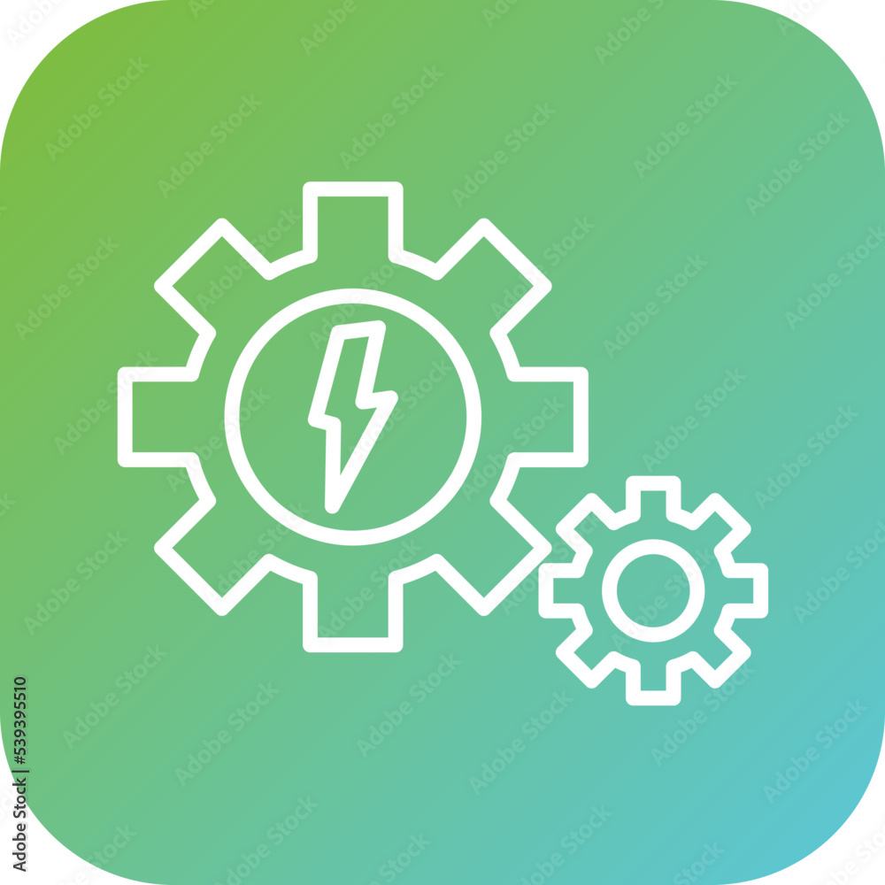 Energy System Icon Style Energy System Icon Style