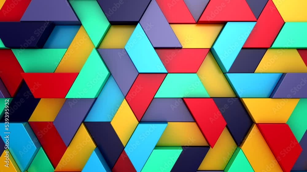 Background of Geometric Shapes. Abstract motion, loop, 3d rendering, 4k resolution
Background of Geometric Shapes. Abstract motion, loop, 3d rendering, 4k resolution