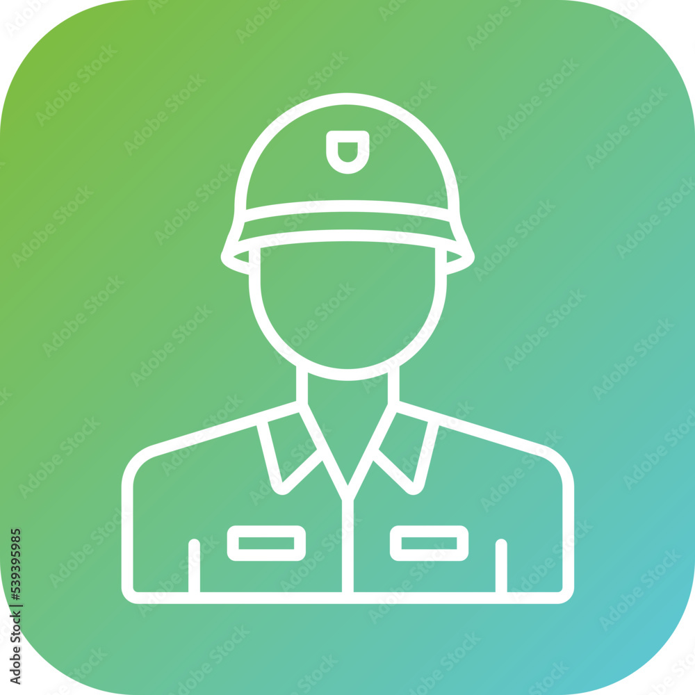 Army Soldier Icon Style