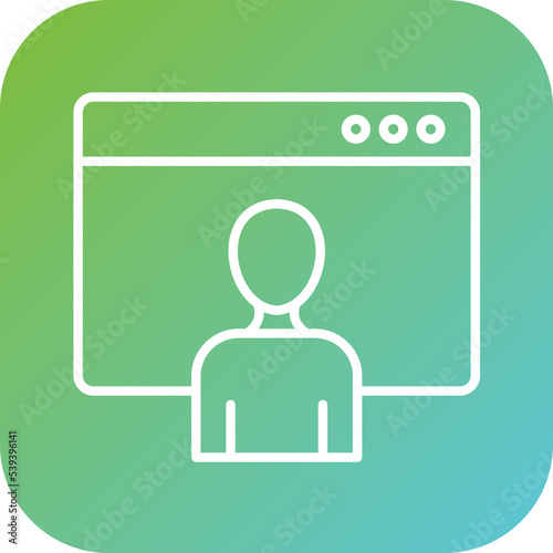 Page Visitors Icon Style