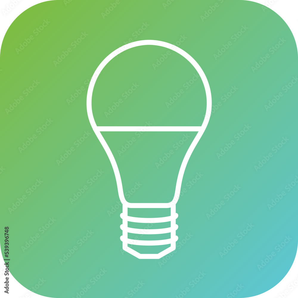Led Lamp Icon Style Led Lamp Icon Style