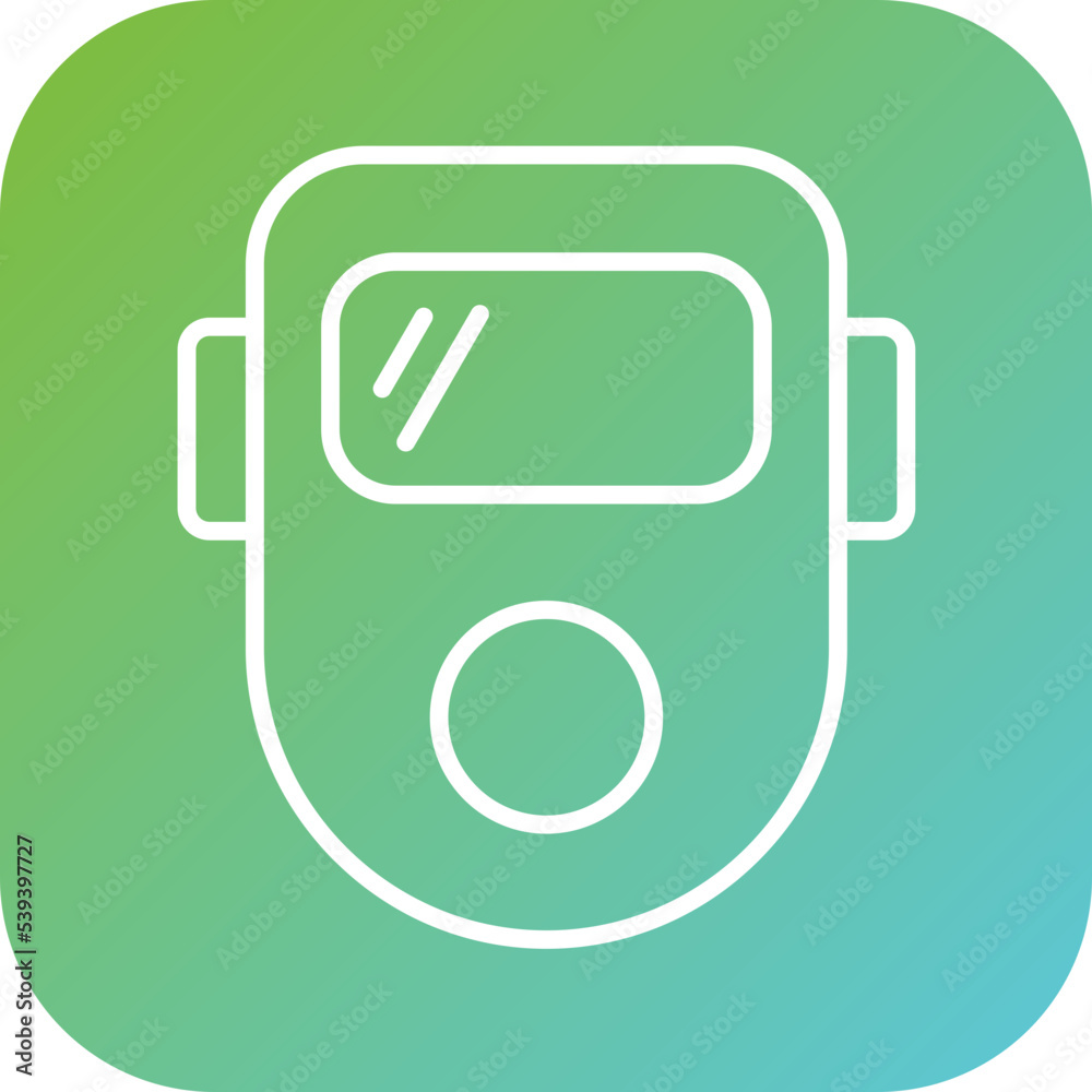 Welding Mask Icon Style Welding Mask Icon Style