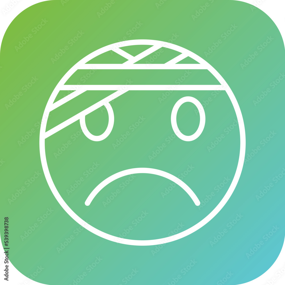 Obraz premium Injured Icon Style