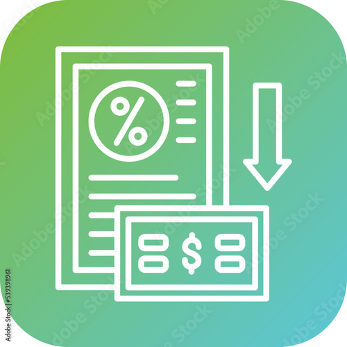 Down Payment Icon Style