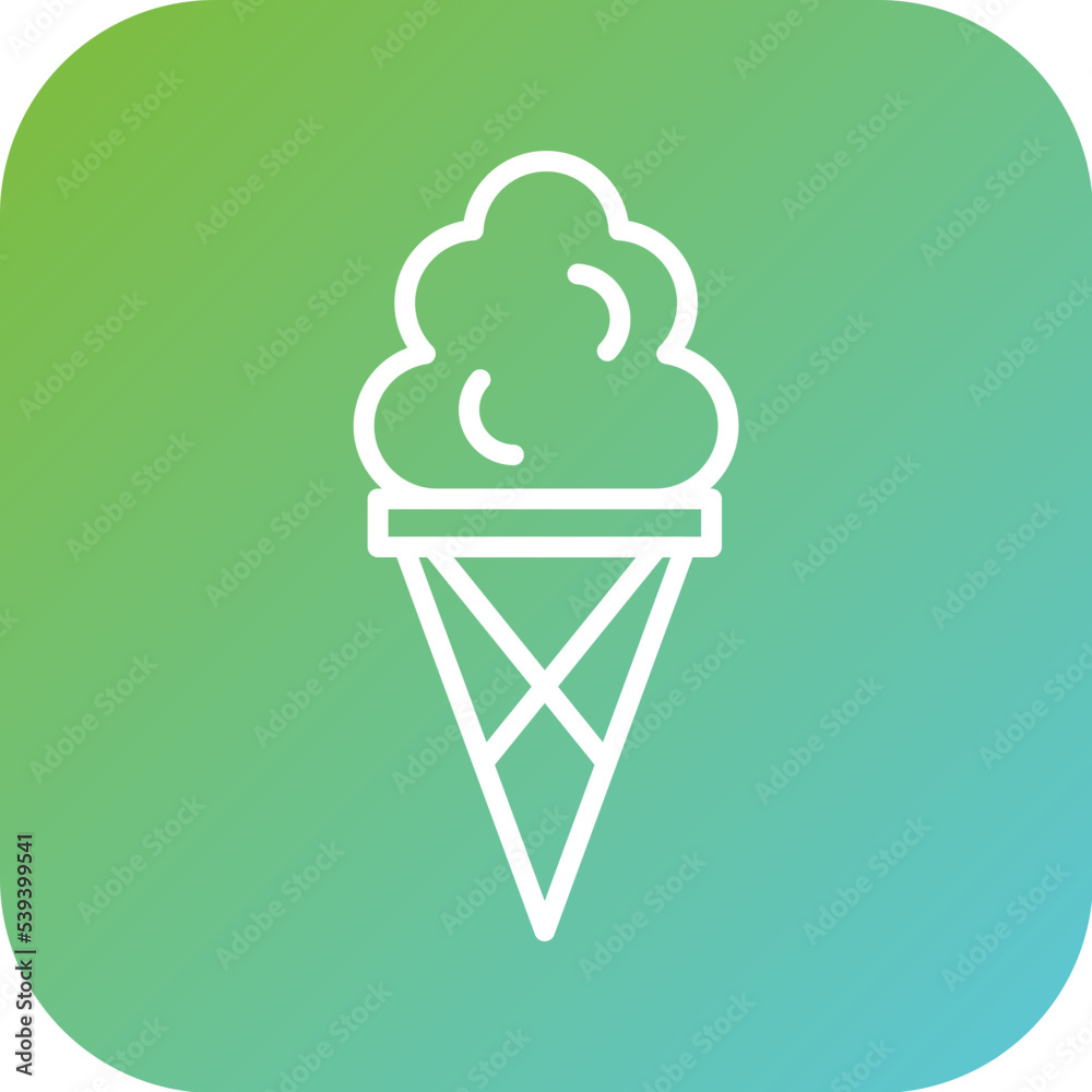 Ice Cream Icon Style Ice Cream Icon Style