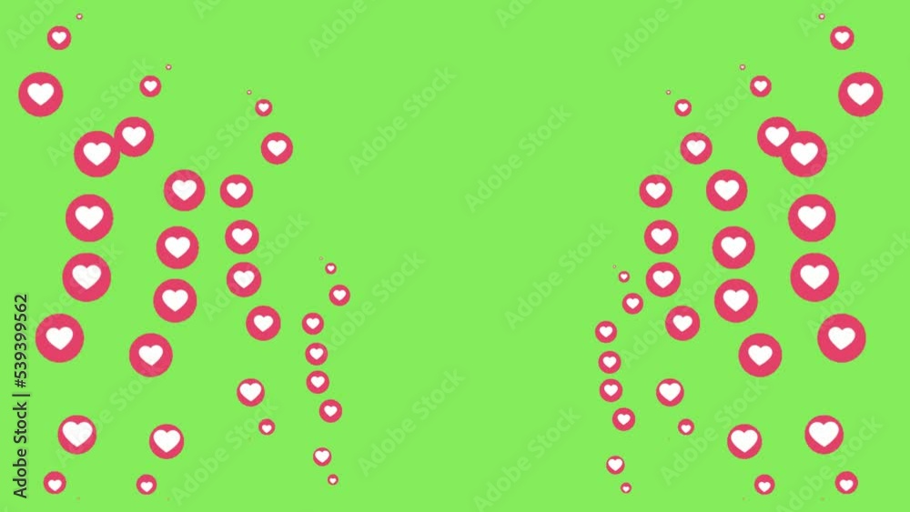 Love Heart Icon Flying in 4K Animation on Chroma Key Green Screen Background, Isolated Red Hearts Shape in 3D Generated and Flying Heart on Green Screen, Valentine's Day and Love Wedding Concept Love Heart Icon Flying in 4K Animation on Chroma Key Green Screen Background, Isolated Red Hearts Shape in 3D Generated and Flying Heart on Green Screen, Valentine's Day and Love Wedding Concept