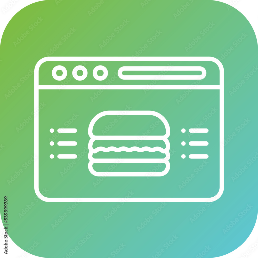 Food Blog Icon Style