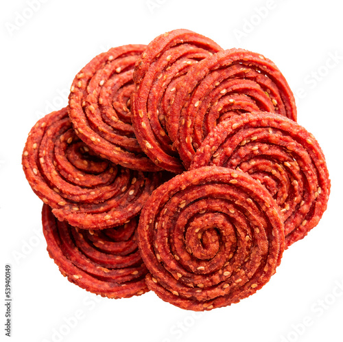 beatroot chakli murukku photo