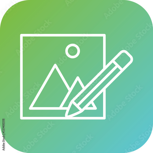 Photo Editing Icon Style