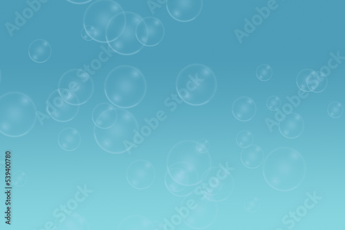 bubbles in the air clean and clear concept in blue wallpaper