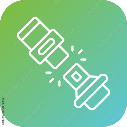 Seat Belt Icon Style