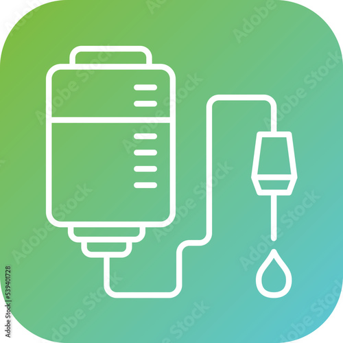 Blood Transfusion Icon Style