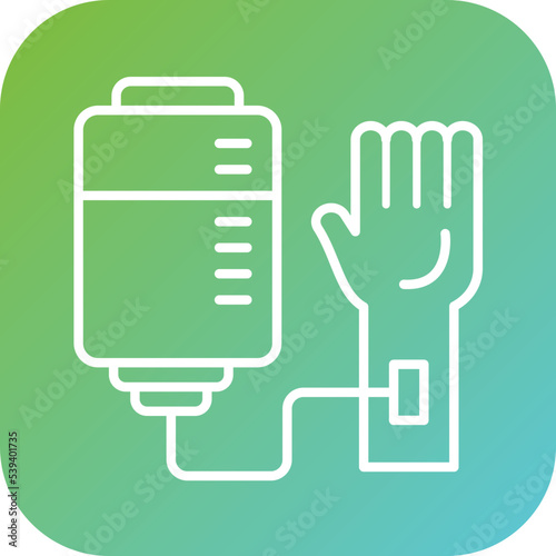 Blood Donation Icon Style