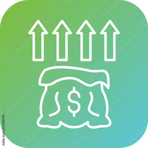 Fund Raising Icon Style