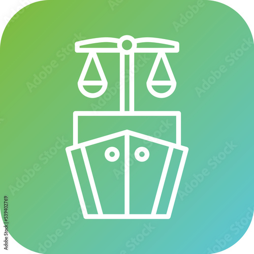 Maritime Law Icon Style