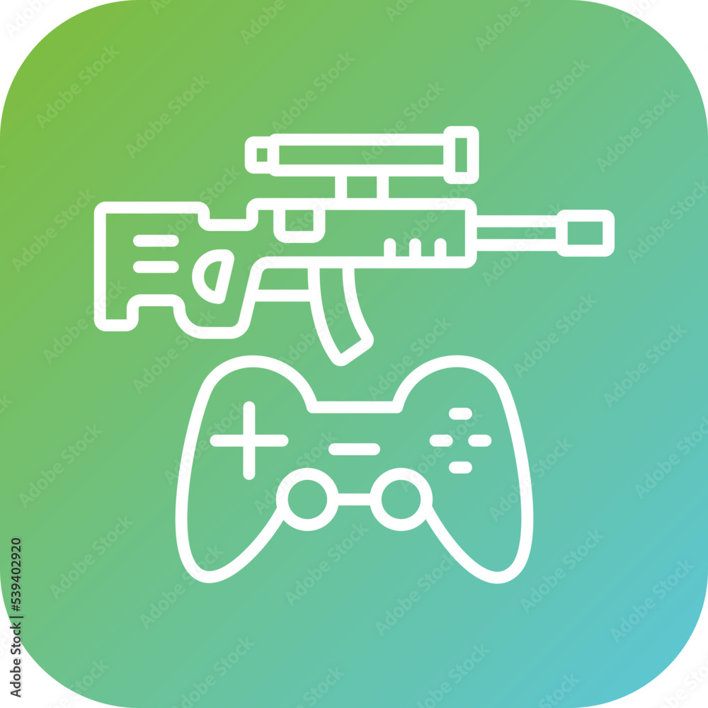 Action Game Icon Style