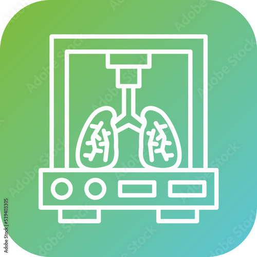 Bioprinting Icon Style