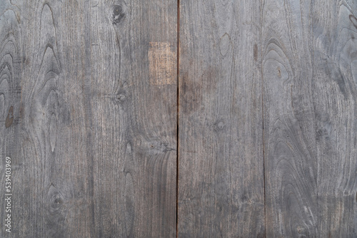 Wooden light gray and brown background texture. Wood backdrop with empty and Blank space for design.