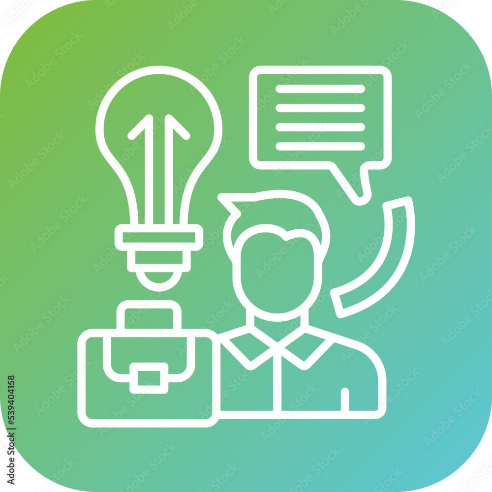 Career Advice Icon Style Career Advice Icon Style