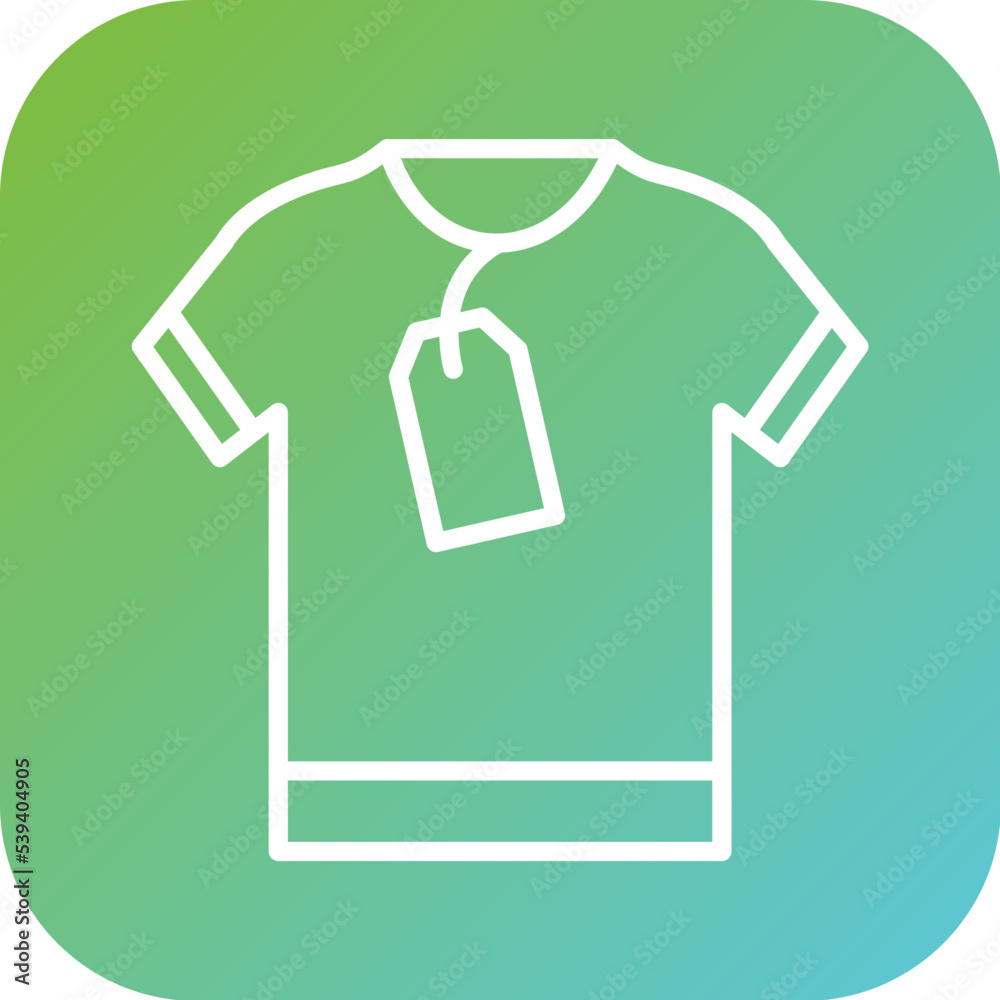 Shirt Sale Icon Style