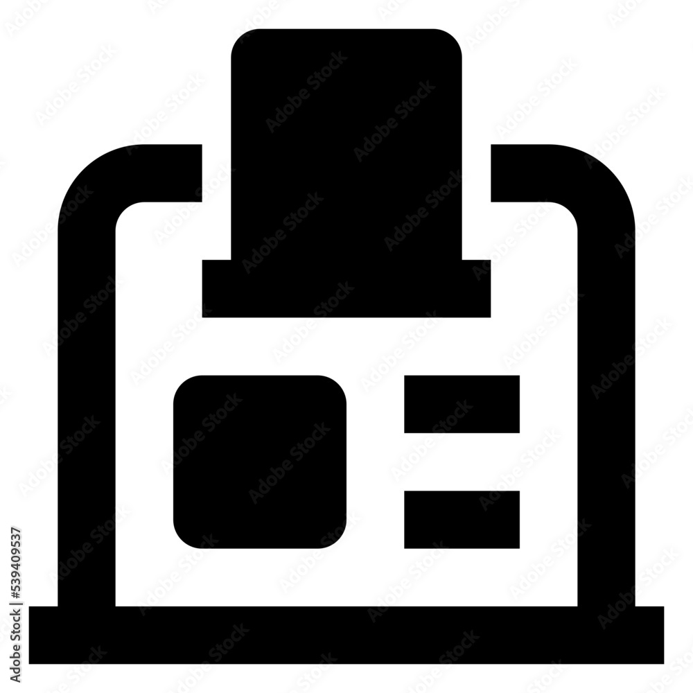 Icon Sales Computer With Style Glyph