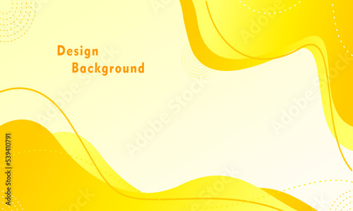 Gold background design with gradient colour. Liquid shape design. It can be used for templates, banners, business cards, wallpaper, billboards, etc. Vector Illustration of Abstract background.