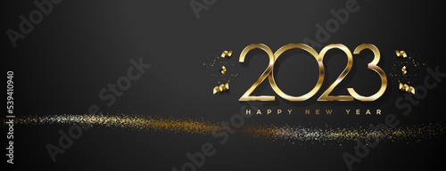 2023 Happy New Year Greeting Card