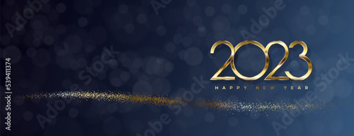 2023 Happy New Year Greeting Card