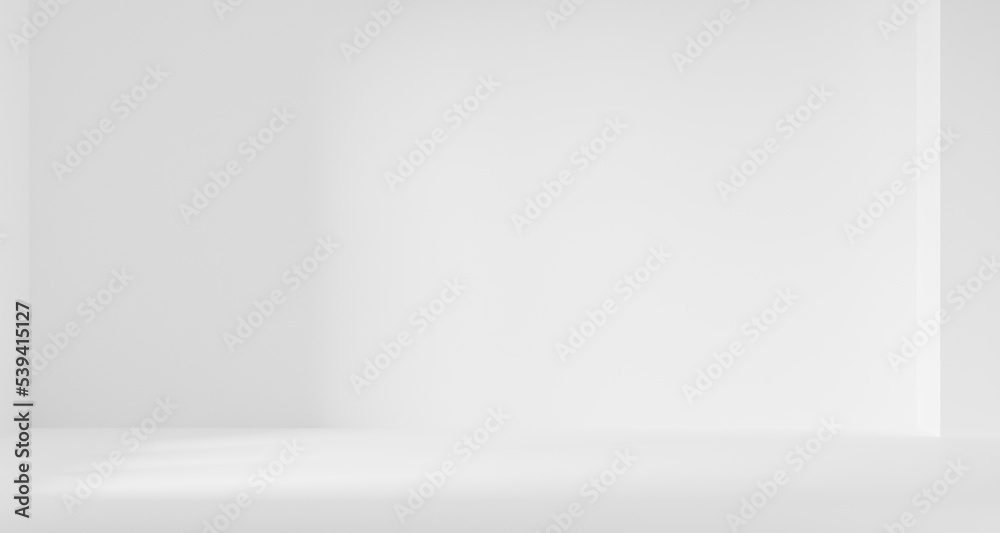 3d rendering of empty white abstract geometric minimal concept background. Scene for advertising, cosmetic, showroom, banner, fashion, technology, business. Illustration. Product display 3d rendering of empty white abstract geometric minimal concept background. Scene for advertising, cosmetic, showroom, banner, fashion, technology, business. Illustration. Product display
