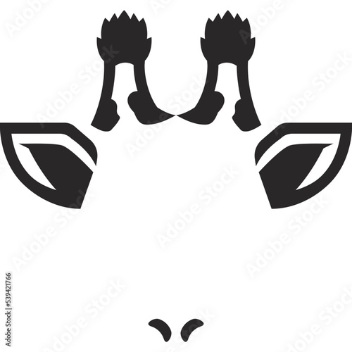 Giraffe ear Horn Icon photo