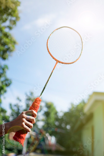 Asian badminton players prepare to receive