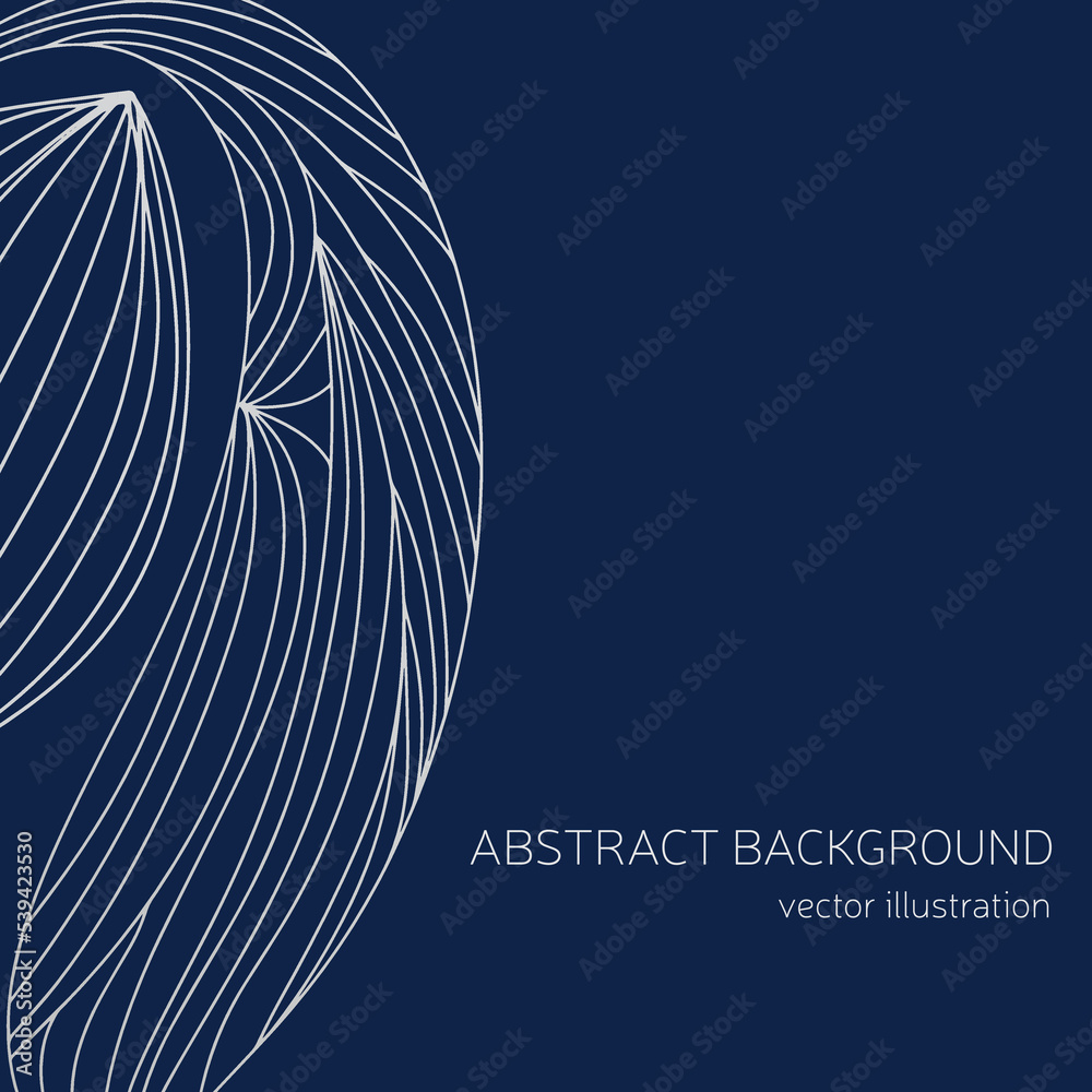 Obraz premium Banner background for post with hand draw silver element for premium and luxury brand. Vector illustration.
