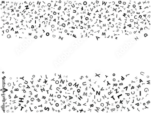Abstract black alphabet r isolated on white background. Vector illustration for education writing design.