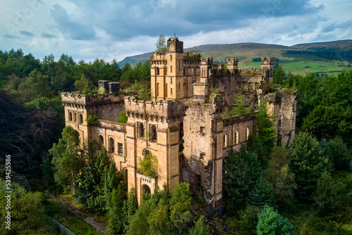 Lennox Castle from the air photo