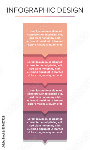 Infographic Design idea Premium bussines presentation