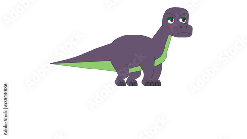 Dinosaur Sauropod Puppet for Character Animator