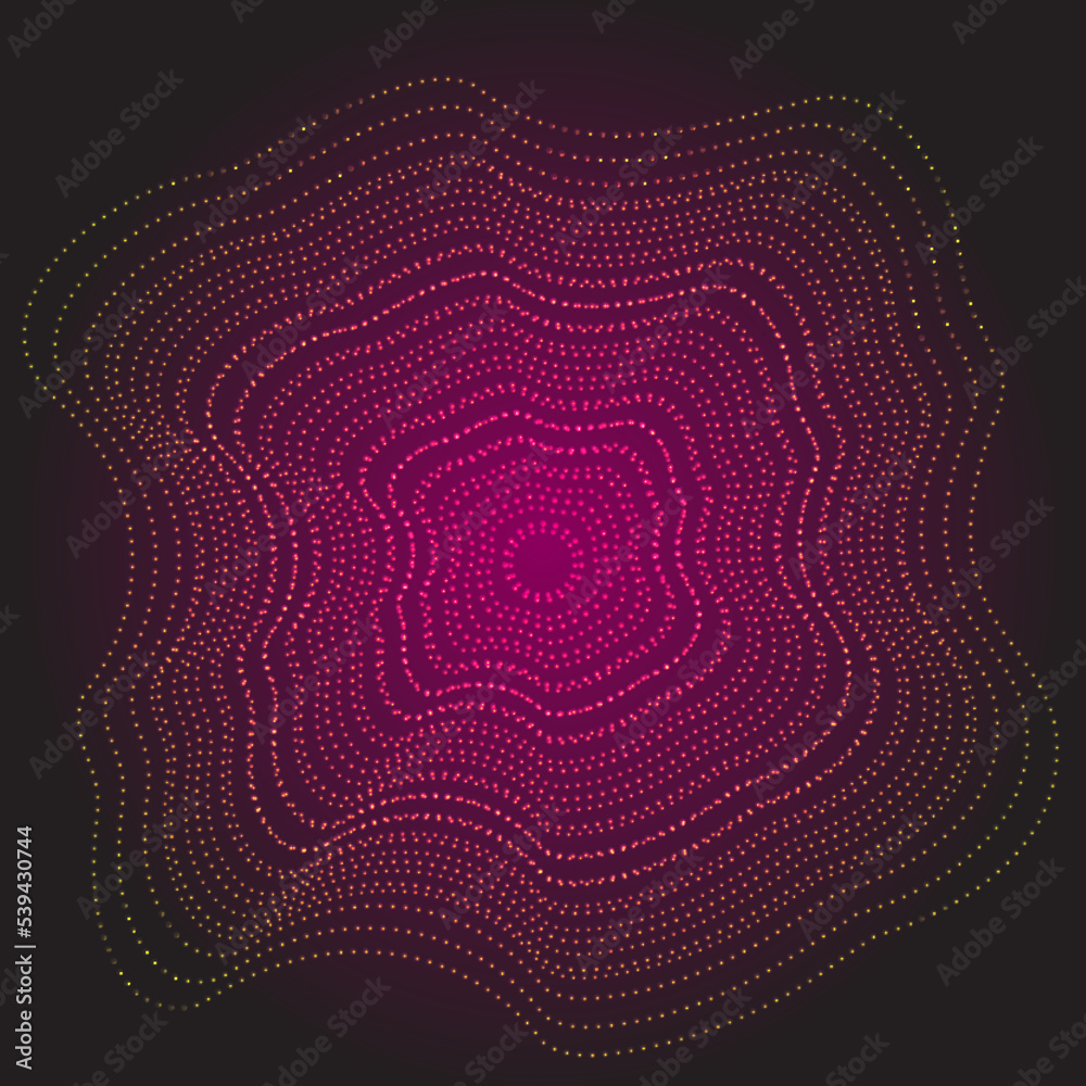 sound waveform pattern for radio podcast cover, music player, video editor, voise message in social media chats, voice assistant, recorder. vector illustration