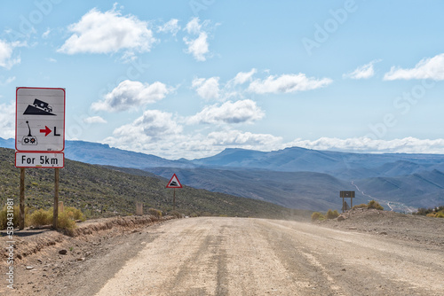 View from Grootrivier Pass with Cederberg Oasis visible below photo