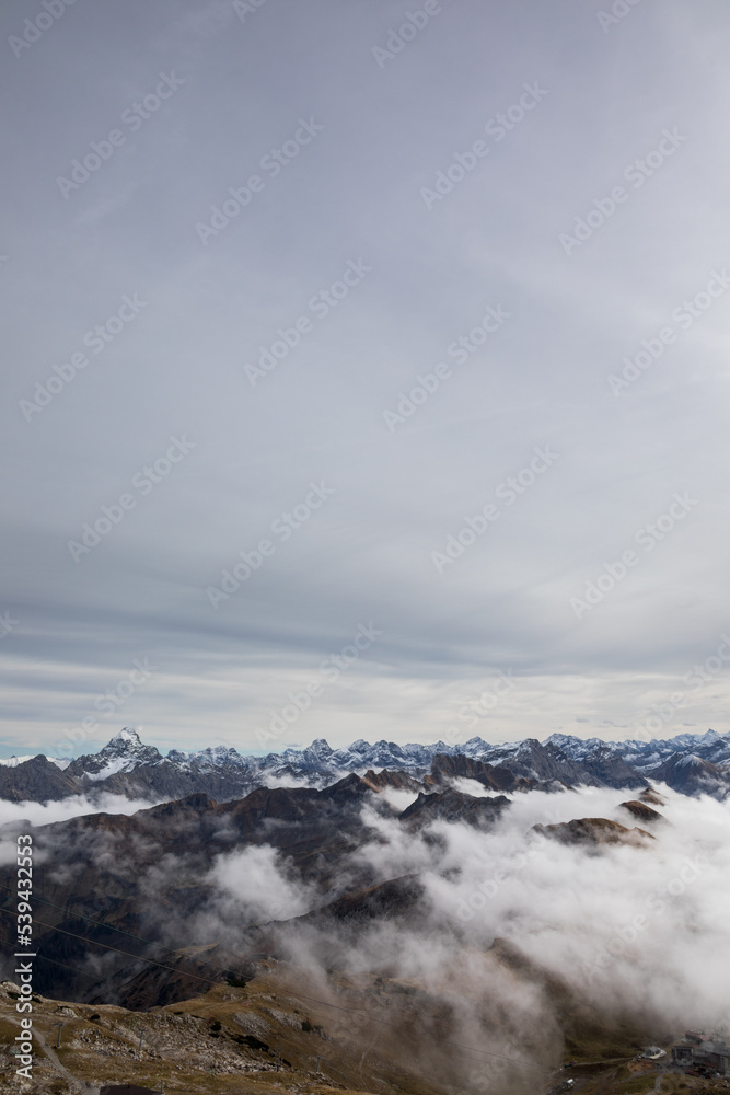 Obraz premium Die Oberstdorfer Alpen - Nebelhorn im Herbst