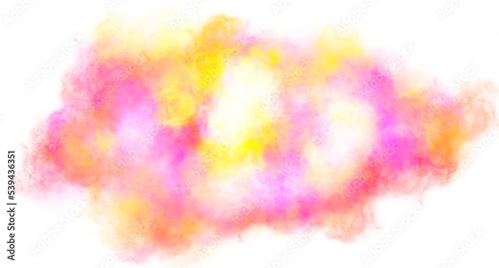 wonderful abstract pink galaxy effect lit up