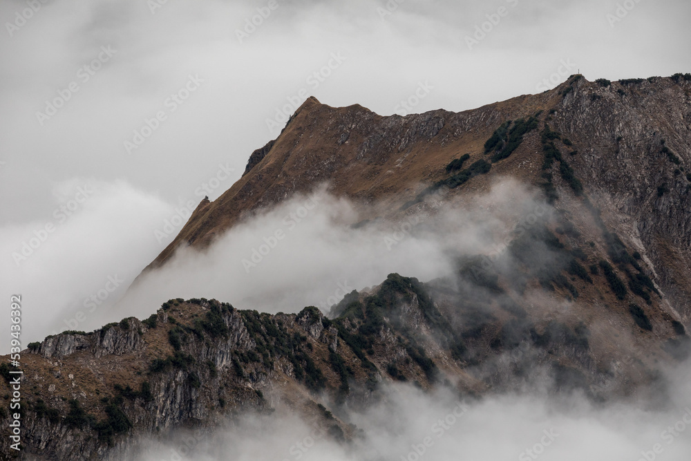 Die Oberstdorfer Alpen - Nebelhorn im Herbst