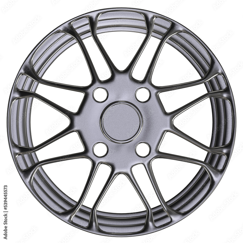 Obraz premium 3d rendering illustration of a car wheel rim