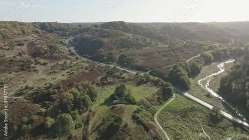 drone going over rebild national park photo