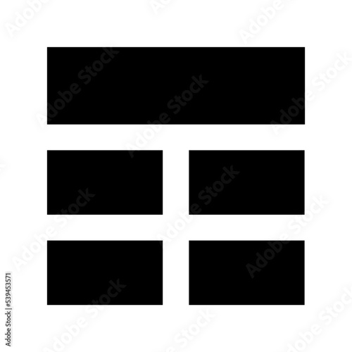 Layout Flat Vector Icon