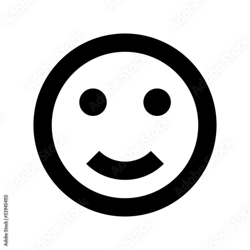 Smiley Flat Vector Icon