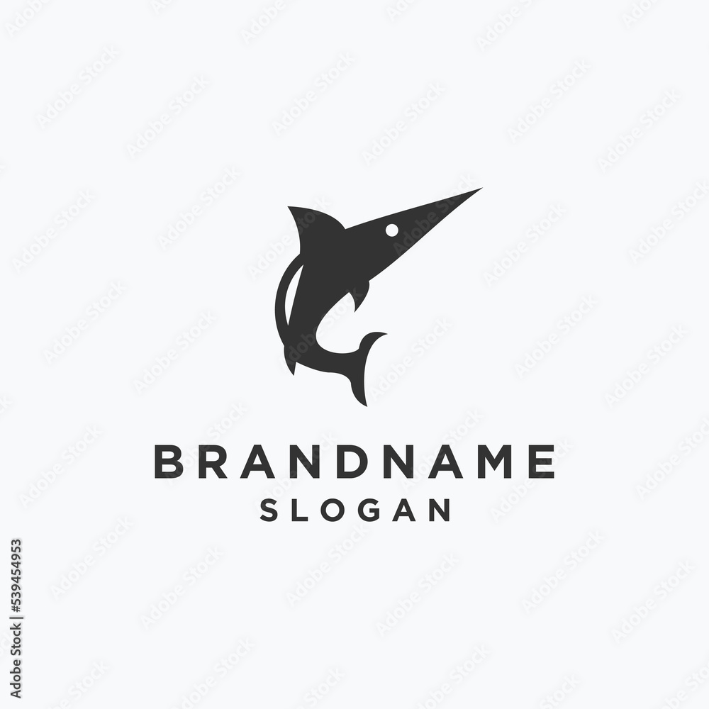 Shark logo template vector illustration design Shark logo template vector illustration design