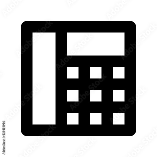 Telephone Flat Vector Icon