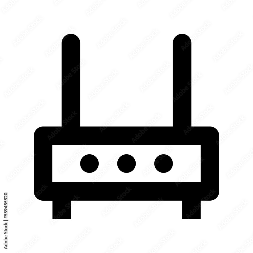 Wifi Router Flat Vector Icon Wifi Router Flat Vector Icon