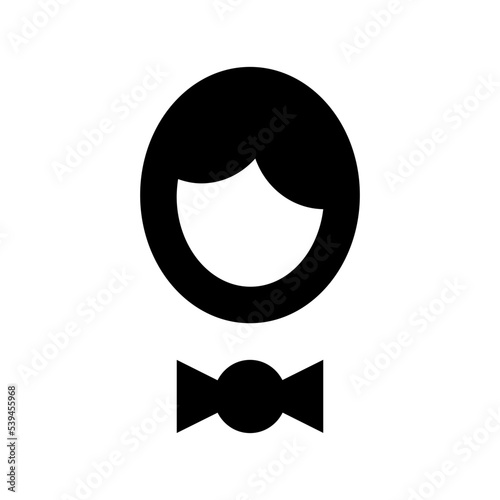 Waiter Flat Vector Icon