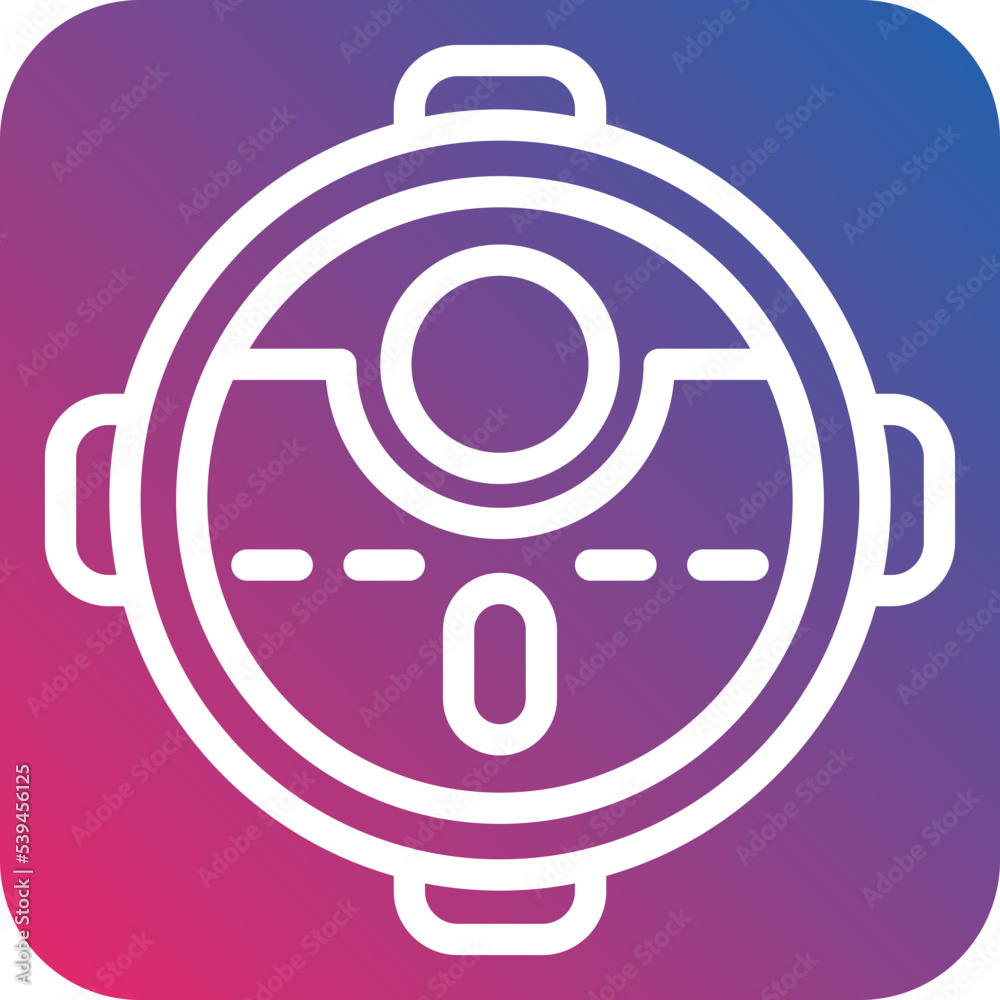 Robotic Vaccum Icon Style